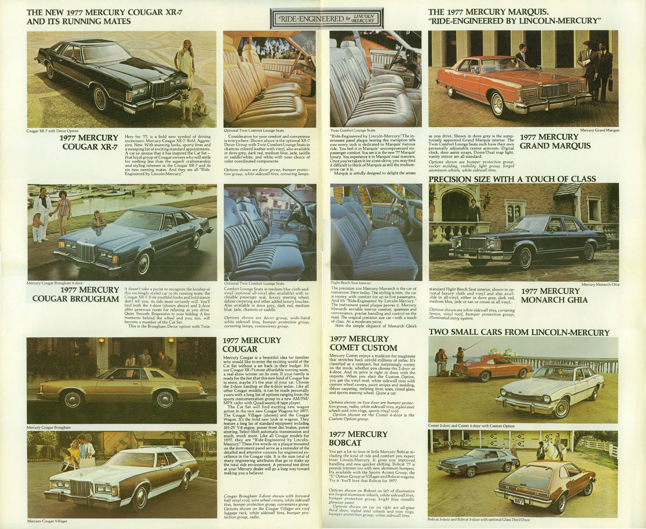 1977 Lincoln Mercury Foldout Page 4